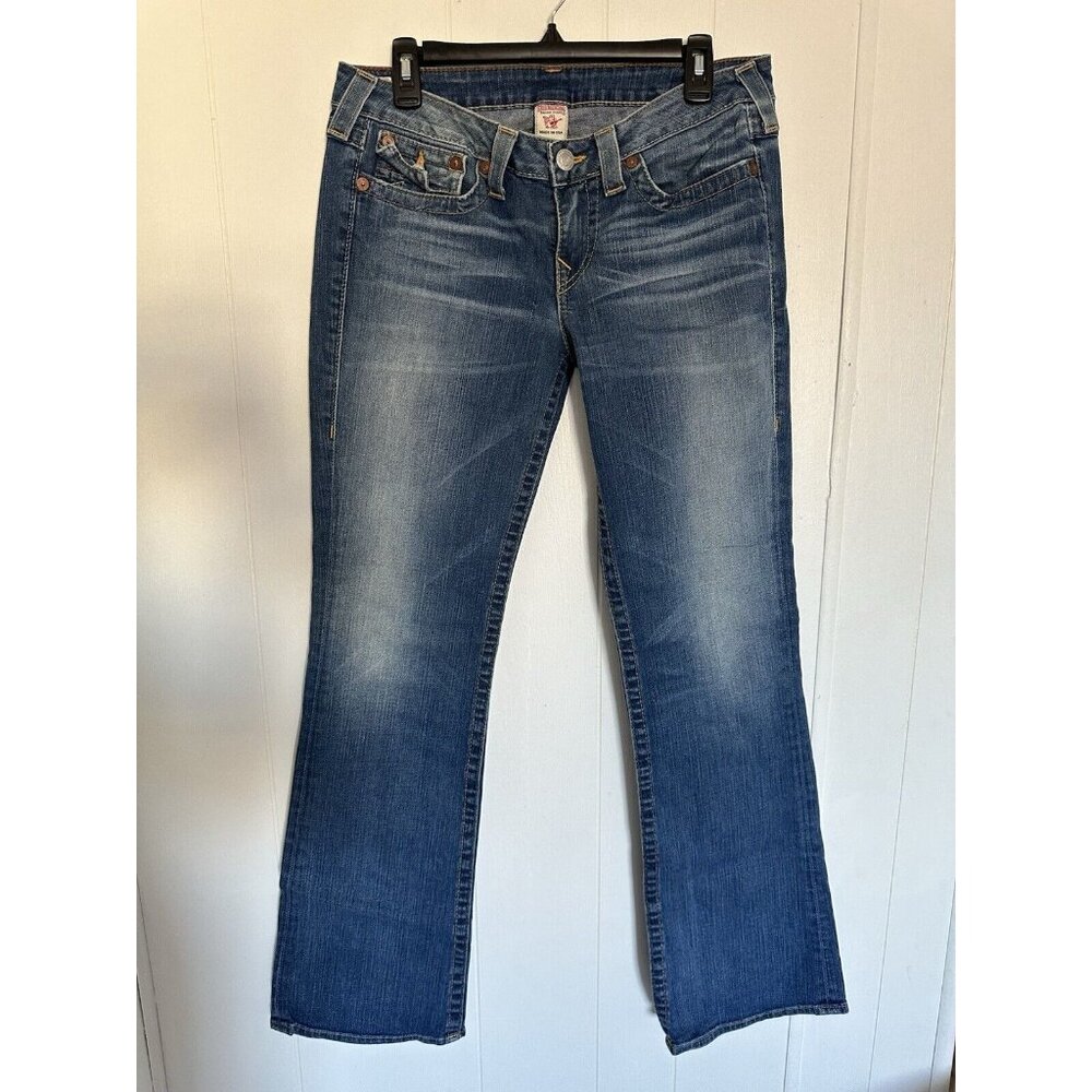 True Religion Tony Denim Jeans 32 Designer Cotton Blend Women’s